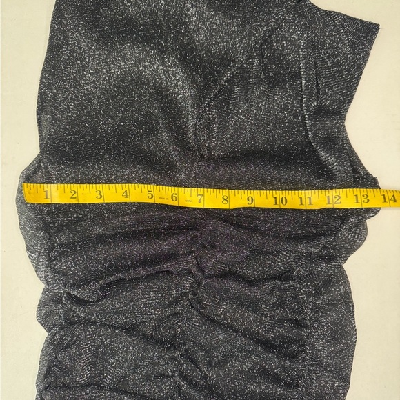 ALLSAINTS Tia Metallic Dress Gunmetal Sleeveless SIZE 4. A38 - Picture 13 of 15